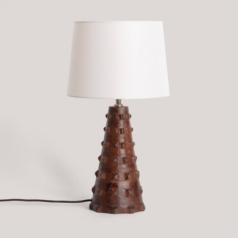 Imagen de Lámpara de Mesa Madera Samesh ILUZZIA