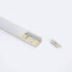 Imagen de Perfil de Aluminio Empotrable con Tapa Continua para Doble Tira LED hasta 18 mm