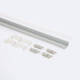 Imagen de Perfil de Aluminio Empotrable con Tapa Continua para Doble Tira LED hasta 18 mm