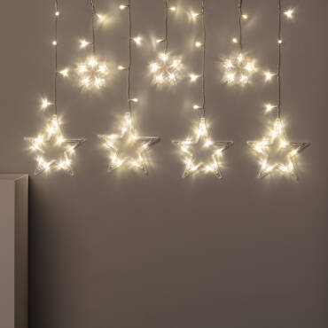 Fotografia do produto Grinalda Exterior LED Estrela 1.2m 