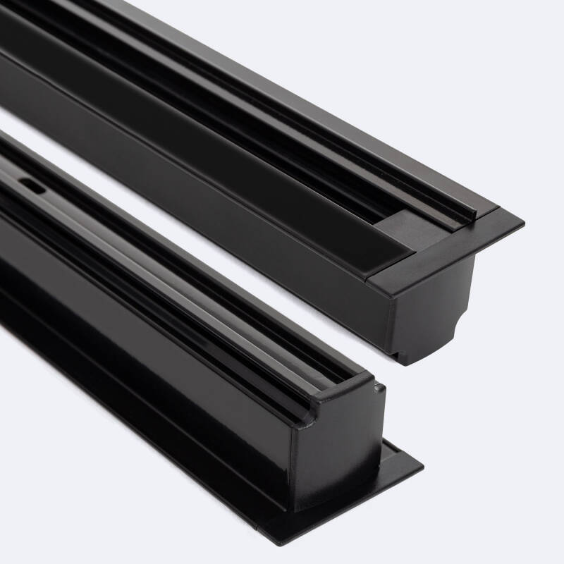 Imagen de Carril Trifásico DALI Borgia Empotrable Aluminio para Focos LED 1 Metro