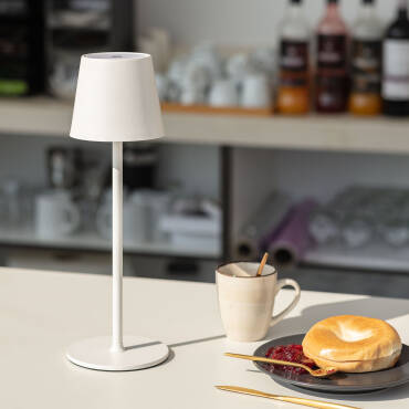 Lámpara de Mesa LED 3W Portátil de Metal con Batería USB Recargable Anisa