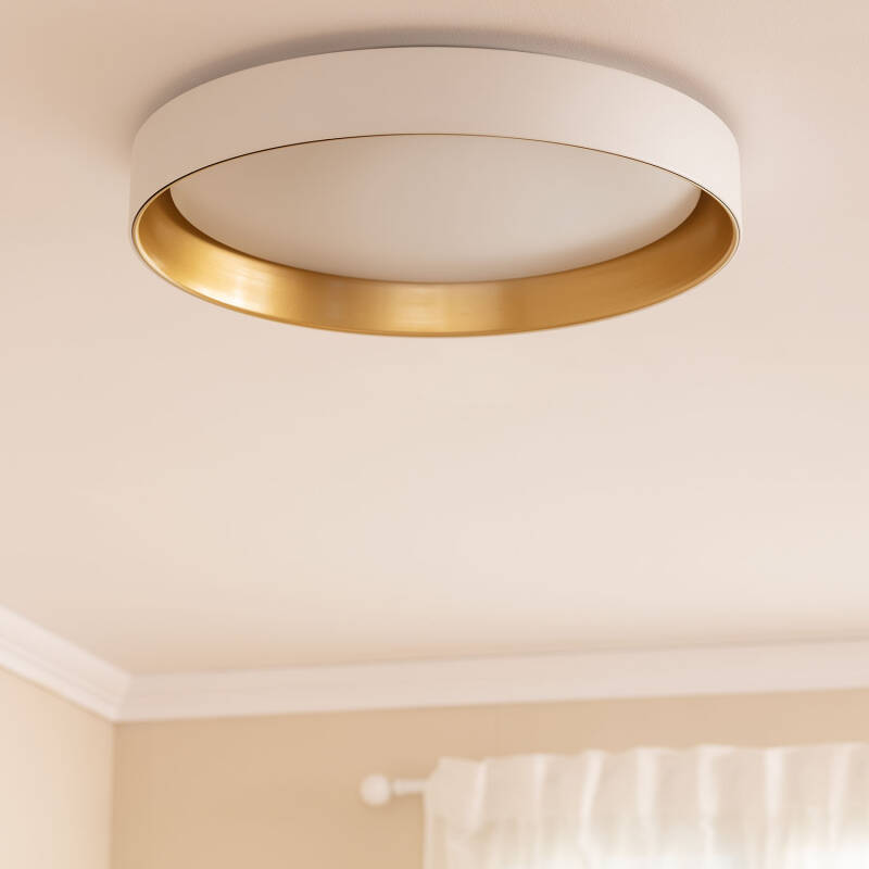 Plafon LED 30W Circular Metal Ø550 mm CCT Seleccionável Big Broadwey