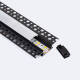 Imagen de Perfil Aluminio Integrado en Escayola/Pladur para Tira LED hasta 20 mm con Tapa Continua