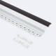 Imagen de Perfil de Aluminio Integración en Escayola/Pladur con Tapa Continua para Doble Tira LED hasta 20 mm