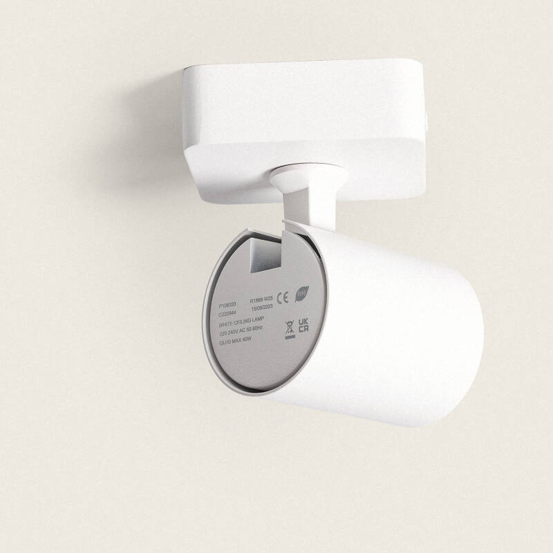 Imagen de Lámpara de Techo Orientable Aluminio Cora 1 Foco Blanco