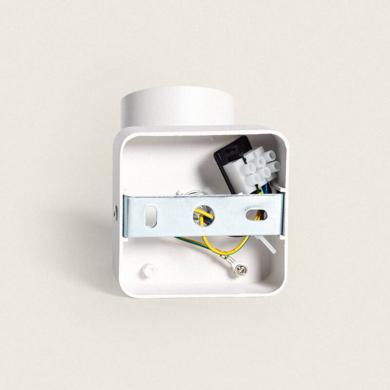 Imagen de Lámpara de Techo Orientable Aluminio Cora 1 Foco Blanco