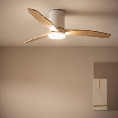 Imagem de Ventoinha de Teto Silenciosa Angistri Branco 132 cm com Motor DC