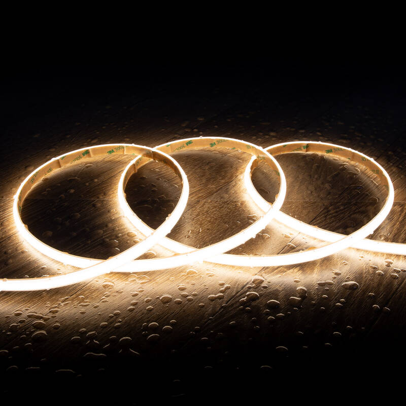 Imagen de Tira LED Regulable 220V WCOB Autorrectificada 260 LED/m 15W/m 1350lm/m SILICONE FLEX Ancho 10mm IP65 Corte 5cm a Medida