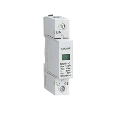 Protector Sobretensão Transitórias MAXGE 4P-Clase II-40kA-20kA-2kV