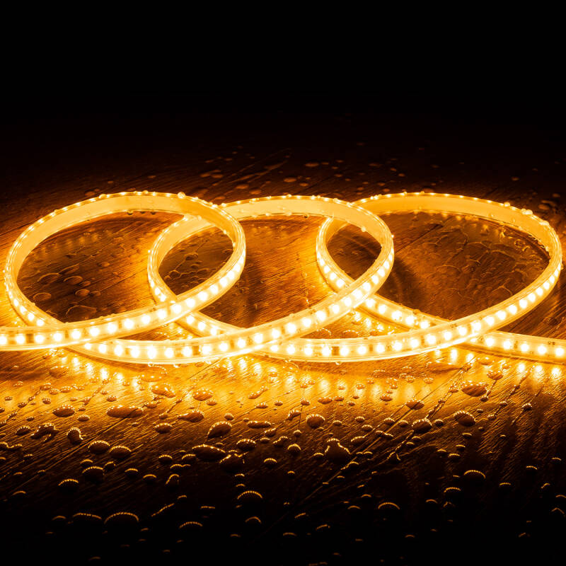 Imagen de Tira LED Regulable 220V SMD2835 Autorectificada 120 LED/m 1000 lm/m Ancho 12 mm IP65 Corte 10 cm a Medida