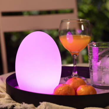 Fotografía del producto: Lámpara de Mesa LED RGB Portátil para Exterior con Batería Recargable Muna