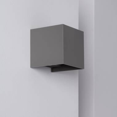 Aplique de Pared Exterior LED 6W Aluminio Iluminación Doble Cara Eros