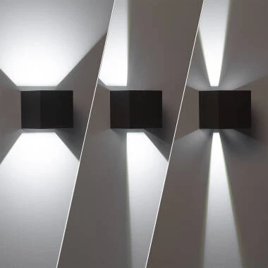 Imagem de Aplique de Parede Exterior LED 6W Alumínio Iluminação Dupla Cara Eros