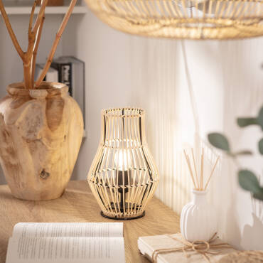 Candeeiro de Mesa de Rattan Arawa Sulu