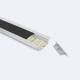 Imagem de Perfil Alumínio Encastrável para Fita LED até 31 mm com Tampa Contínua