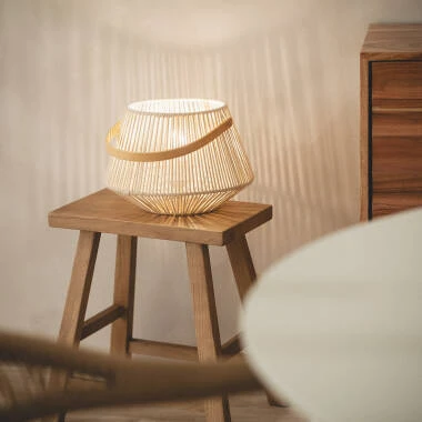 Lámpara de Mesa Cuerda de Algodón Bris Diantha