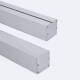 Imagen de Perfil Aluminio Colgante XL para Tiras LED hasta 45 mm con Tapa Continua
