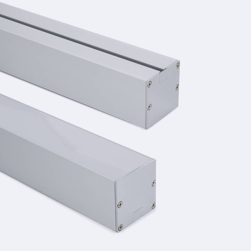 Imagen de Perfil Aluminio Colgante XL para Tiras LED hasta 45 mm con Tapa Continua
