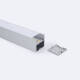 Imagen de Perfil Aluminio Colgante XL para Tiras LED hasta 45 mm con Tapa Continua