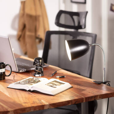 Lámpara Flexo Escritorio de Metal con Pinza Ripley
