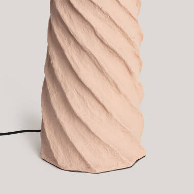 Imagem de Candeeiro de Pé Papel Maché Metal Stari