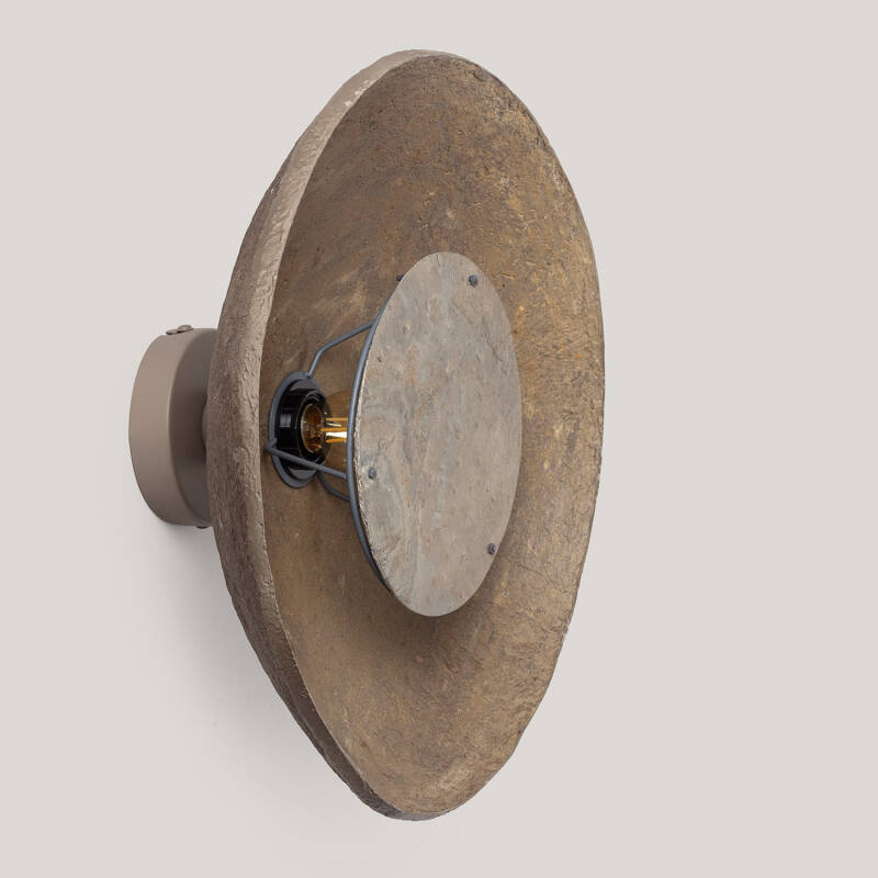 Imagem de Aplique de Parede Papel Maché Pedra Metal Orfalu