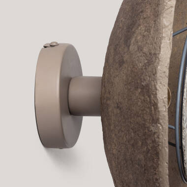 Imagem de Aplique de Parede Papel Maché Pedra Metal Orfalu