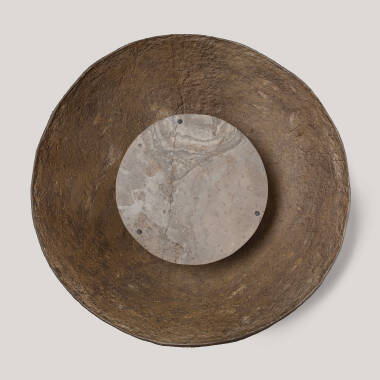 Imagem de Aplique de Parede Papel Maché Pedra Metal Orfalu