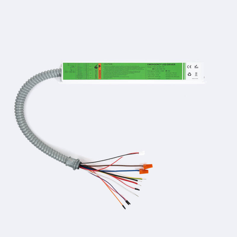 Imagen de Driver Emergencia para Campana LED 0-10V Salida 170V DC con Batería 90 minutos