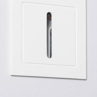 Imagem de Baliza Exterior LED 3W Encastrável de Parede Branca Wabi Linear 