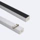 Imagem de Perfil de Alumínio Superfície com Tampa Contínua para Fita Dupla LED até 22mm
