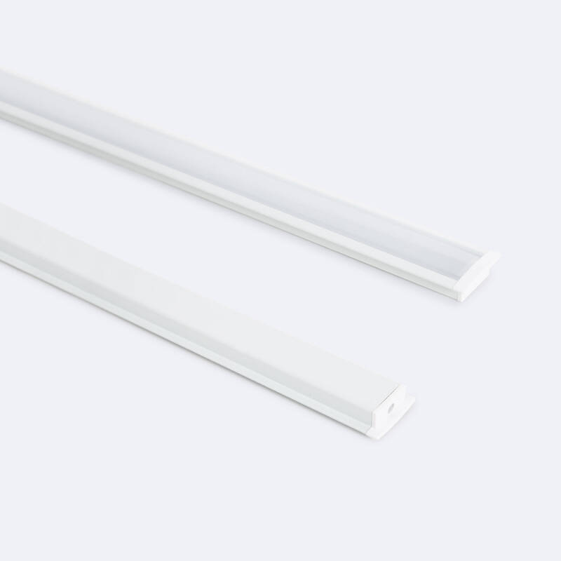 Imagem de Perfil de Alumínio Encastrável com Cobertura Continua para Fitas LED de até 12 mm