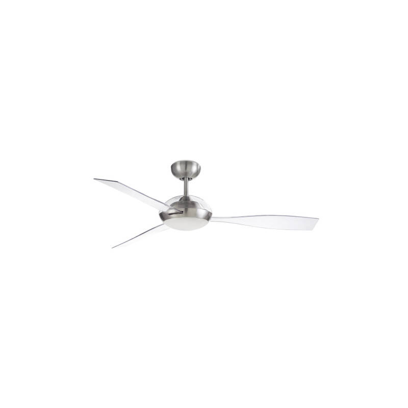 Imagem de Ventoinha de Teto Silenciosa Sirocco Niquel 132cm Motor DC LEDS-C4 30-7657-81-EC 