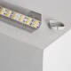 Imagen de Perfil de Aluminio Esquina con Tapa Circular Continua para Tira LED hasta 20 mm