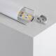 Imagen de Perfil de Aluminio Esquina con Tapa Circular Continua para Tira LED hasta 20 mm