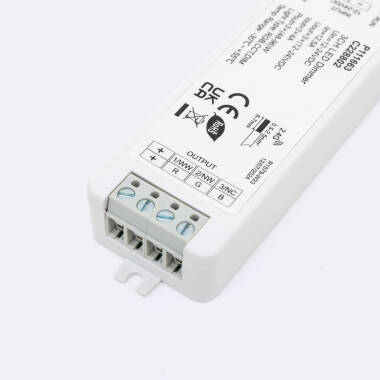 Imagem de Controlador de Fita LED Monocromática/CCT/RGB 12-24V SKYDANCE V3 Compatível com Comando RF
