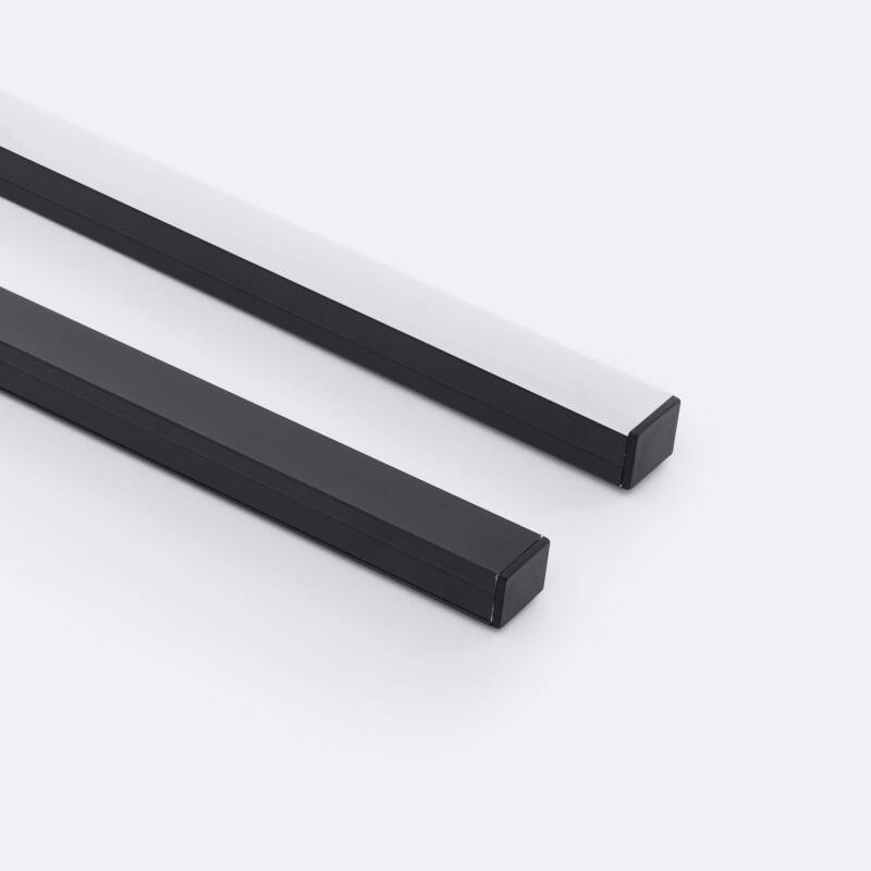 Imagen de Perfil Aluminio Superficie para Tira LED hasta 15 mm con Tapa Continua