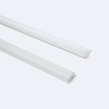 Imagem de Perfil Alumínio Encastrável para Fita LED até 12 mm com Tampa Contínua