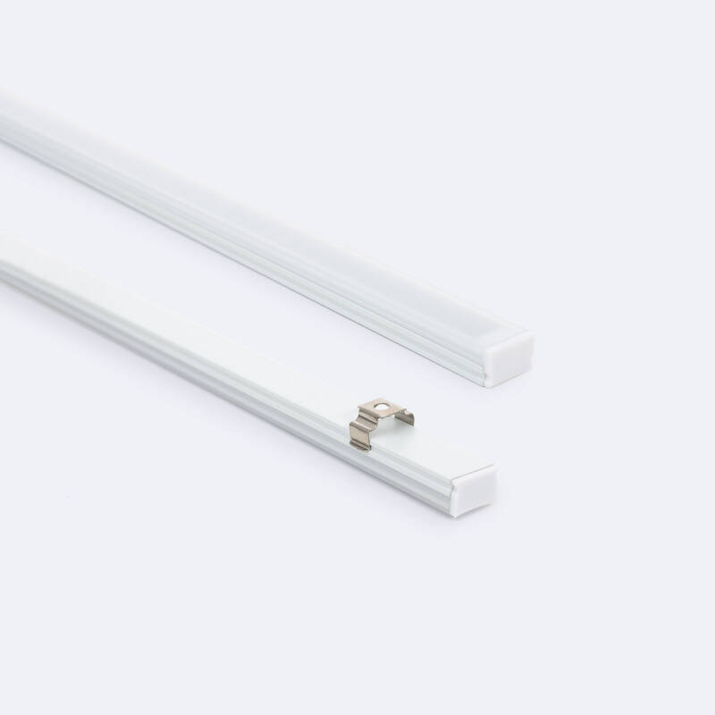 Imagen de Perfil Aluminio Superficie 2m para Tira LED hasta 8 mm