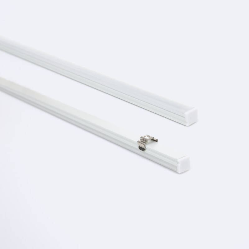 Imagen de Perfil Aluminio Superficie 2m para Tira LED hasta 6 mm