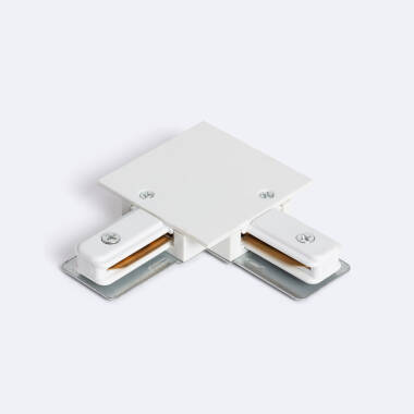 Conector Tipo L para Carril Monofásico Empotrable Aluminio
