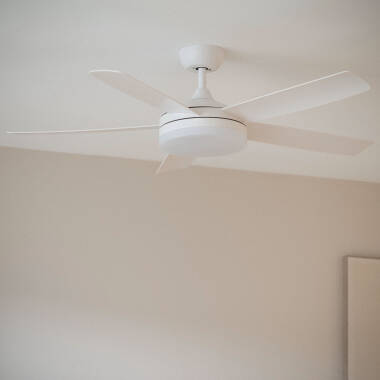 Imagen de Ventilador de Techo Silencioso Patroclo Blanco 132cm Motor DC