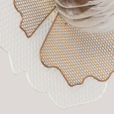 Imagen de Aplique de Pared Metal y Cristal Pianella