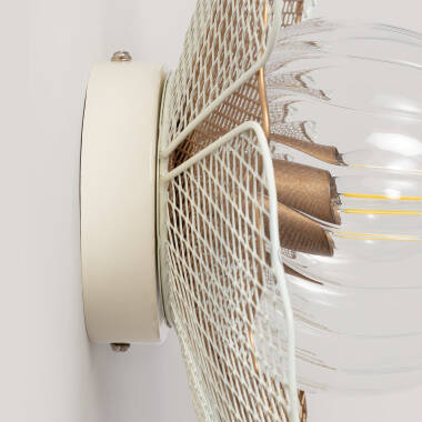 Imagen de Aplique de Pared Metal y Cristal Pianella