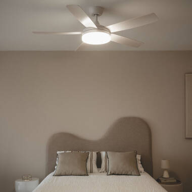 Ventilador de Techo Silencioso Patroclo Blanco 132cm Motor DC