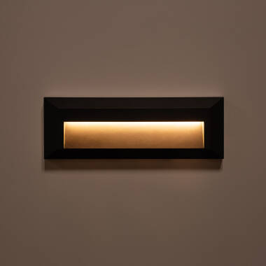 Imagen de Baliza Exterior LED 2W Superficie Pared Rectangular Gris Élide