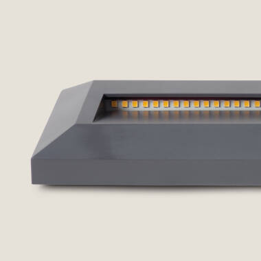 Imagen de Baliza Exterior LED 2W Superficie Pared Rectangular Gris Élide