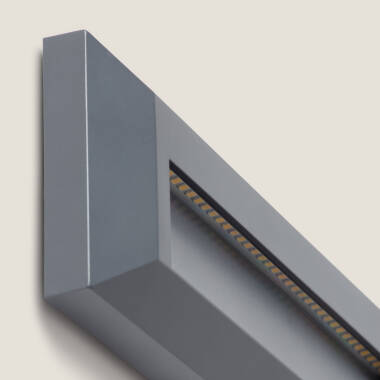Imagen de Baliza Exterior LED 2W Superficie Pared Rectangular Gris Élide