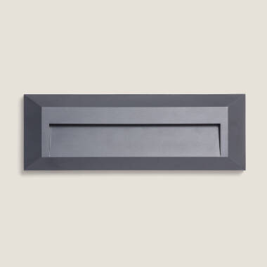 Imagen de Baliza Exterior LED 2W Superficie Pared Rectangular Gris Élide